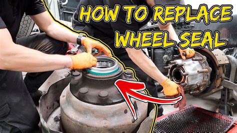 leaking wheel seal semi|How to: Check for wheel